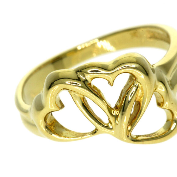 TIFFANY 18k Gold Heart Ring - Picture 7 of 10